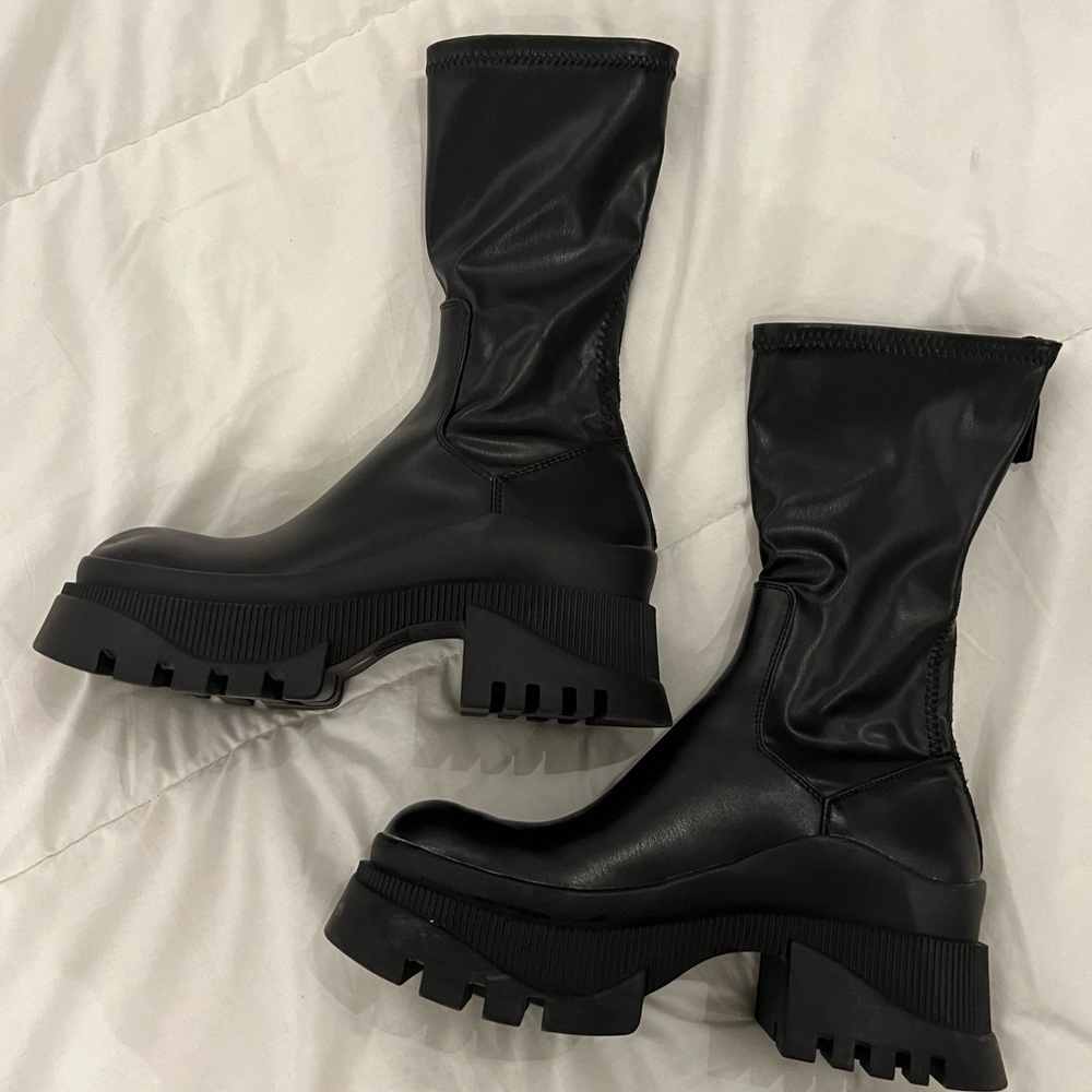 Zara black boots